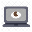 Visao Laptop Relogio Icon