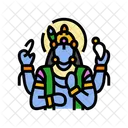 Vishnu God Indian Icon