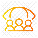 Vision Team Work Leadership Icon