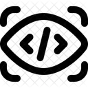 Vision Auge Ansicht Symbol