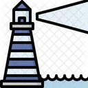 Vision Geschaft Leuchtturm Symbol
