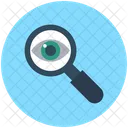 Eye Magnifying Glass Exploration Icon