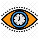 Vision Zeit Auge Symbol