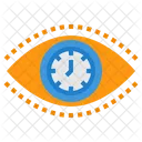 Vision Zeit Auge Symbol