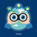 Vision Marketing Concepto Icono