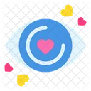 Vision Eye Love Heart Icon