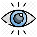 Vision Optisch Ansicht Symbol