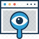 Vision Monitoring Magnifier Icon