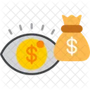 Vision Money Eye Icon