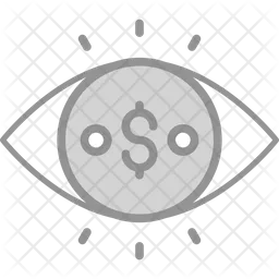 Vision Geld  Symbol