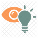 Vision Bulb Idea Icon