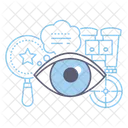 Vision Search Observation Icon