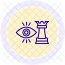 Visionary Strategist Line Icon Icon