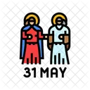 Visitation Mary Feast Icon