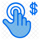 Pay Per Click Marketing Hand Icon