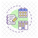 Visitor scheduling system  Icon