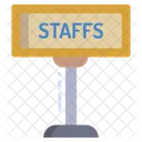Visitor Security Check Staff Employee Icon