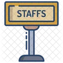 Visitor Security Check Staff Employee Icon