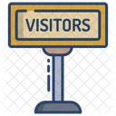 Visitors Board Visitor Tourist Icon