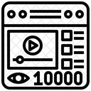 Visor de vídeo  Icono
