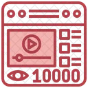 Visor de vídeo  Icono