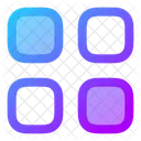 Vista En Cuadricula Icono