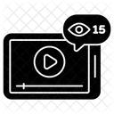 Vistas de vídeo  Icono