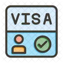 Passaporte Viagem Documento Icon