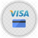 Visa Rodada Pagamento Ícone