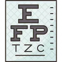 Visual Acuity Testing Icon