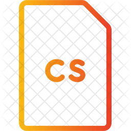 Visual C Source Code File Icon - Download in Gradient Style
