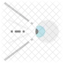 Visual Optic Eye Lens Icon