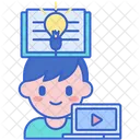Visual Learning  Icon