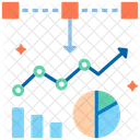 Visualiser Les Donnees Graphique A Barres Diagramme Circulaire Icône