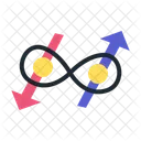 Visualisation De Lintrication Quantique Physique Quantique Technologie Du Futur Symbol