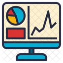 Visualisierung Computer Grafik Symbol