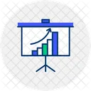 Visualizacao De Dados Representacao Grafica Analise De Dados Icon