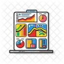 Visualização de dados  Ícone