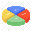 Infografico De Negocios Visualizacao Grafica Grafico De Pizza Icon