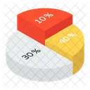 Infografico De Negocios Visualizacao Grafica Grafico De Pizza Icon