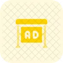 Visualizacion De Anuncios Publicidad En Linea Publicidad Icono