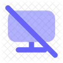 Visualizacion En Bloque Sin Vista Previa Sin Pantalla Icono