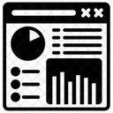 Visualizacion De Datos Graficos Tablas Icon