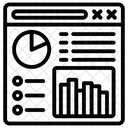 Visualizacion De Datos Graficos Tablas Icon