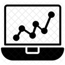 Visualizacion De Datos Analisis Grafico En Linea Icon