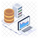 Servidor Del Sistema Datos Del Sistema Visualizacion De Datos Icono