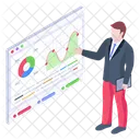 Visualización de datos  Icono