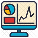 Visualization Computer Graph Icon