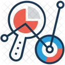 Visualization Magnifier Pie Icon