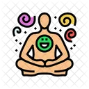 Visualization Meditation Yoga Icon